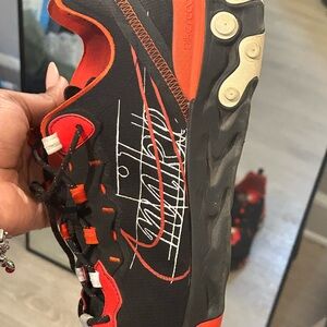 Size 13 Men’s Black and red Nike React trainers
